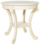 Vermont Accent Table, Antique Beige