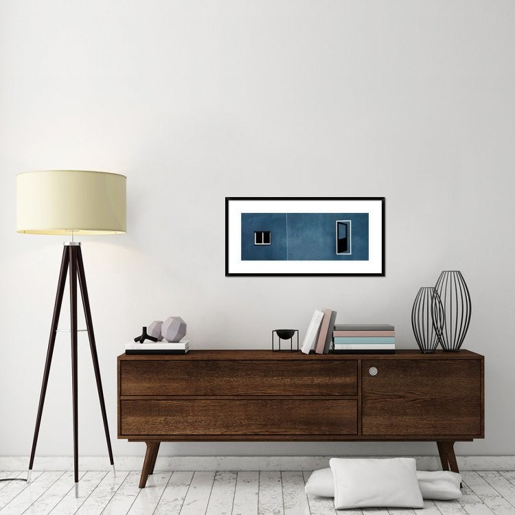 "Open Door No Access" Framed Digital Print by Gilbert Claes, 38x19"