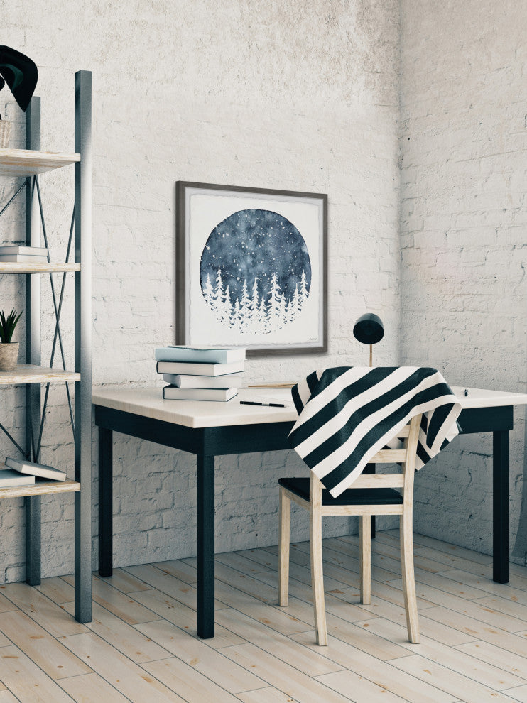 "The Color of Winter" Framed Painting Print, 12x12