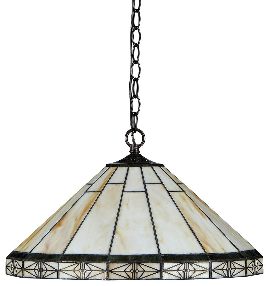 Belle 2-Light Mission Ceiling Pendent