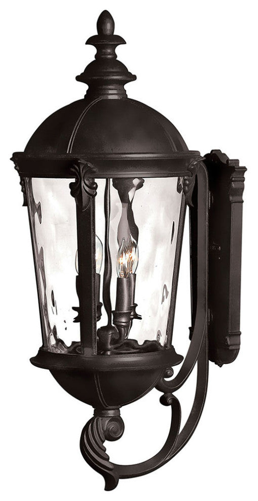 Hinkley Windsor 4 Light Black Wall Lantern, 1895BK