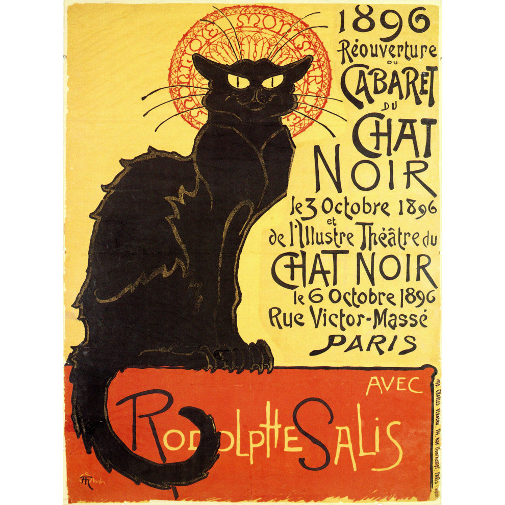 Chat Noir Cabaret Wall Art