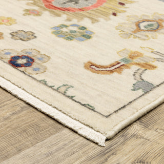 Oriental Weavers Lucca 5507W Traditional Rug, Ivory, 3'3"x5'