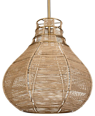 Uttermost Hestia 1 Light Natural Rope Pendant