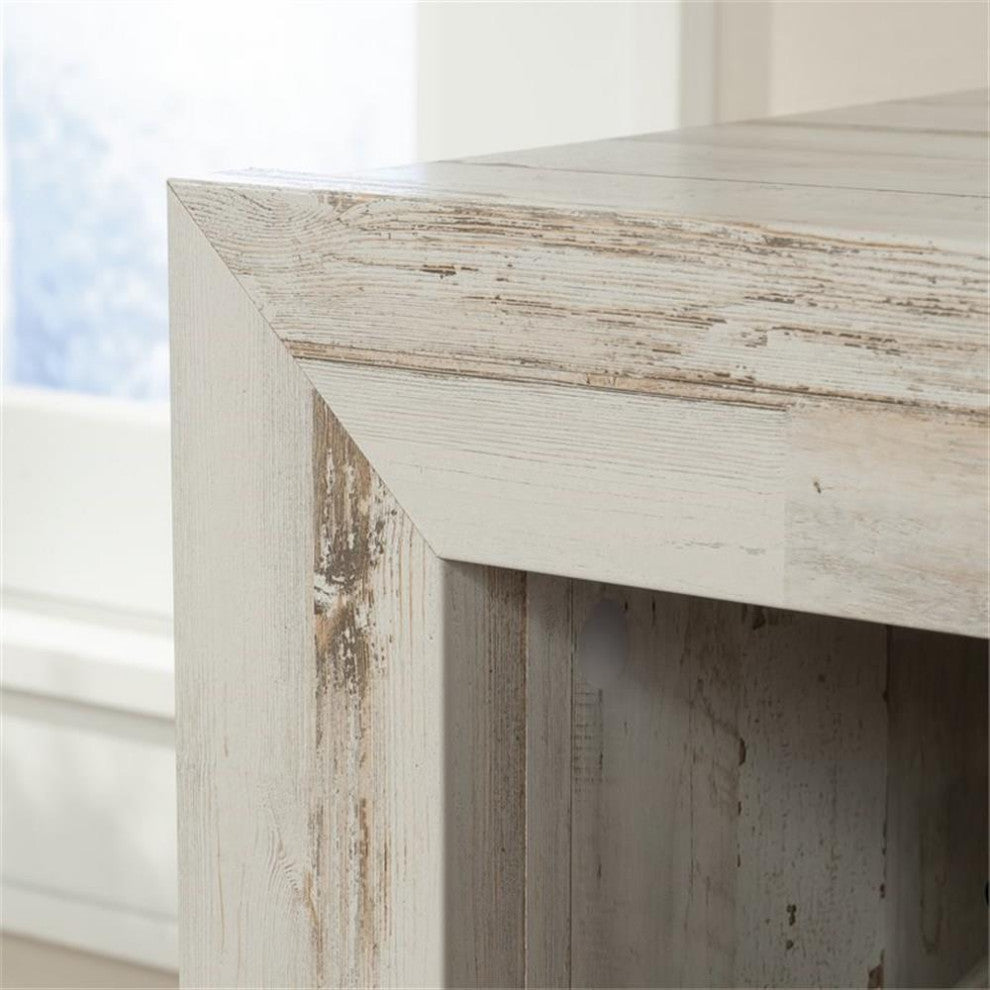 UrbanPro Engineered Wood Lateral File Cabinet in White Plank