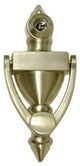 Nuk3y 4" High Knocker With 160 Degree Viewer, Satin Nickel