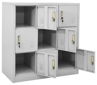 Full product view with doors open, showing interior compartments (alternate_white_full).