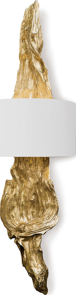 Driftwood Sconce (Antique Gold Leaf)
