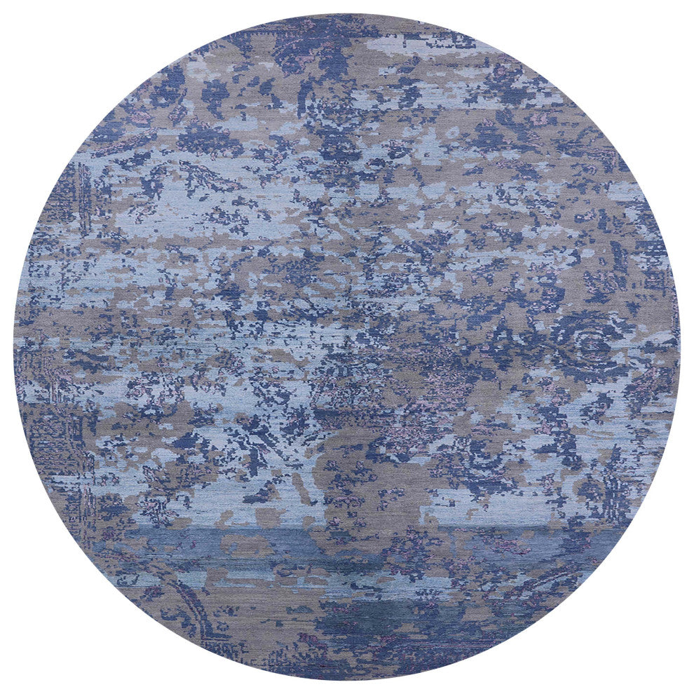 Ahgly Company Indoor Round Mid-Century Modern Area Rugs, 3' Round