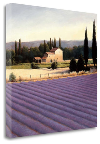 "Lavender Fields II" By James Wiens, Giclee Print on Gallery Wrap Canvas
