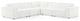 Restore 5-Piece Sectional Sofa White