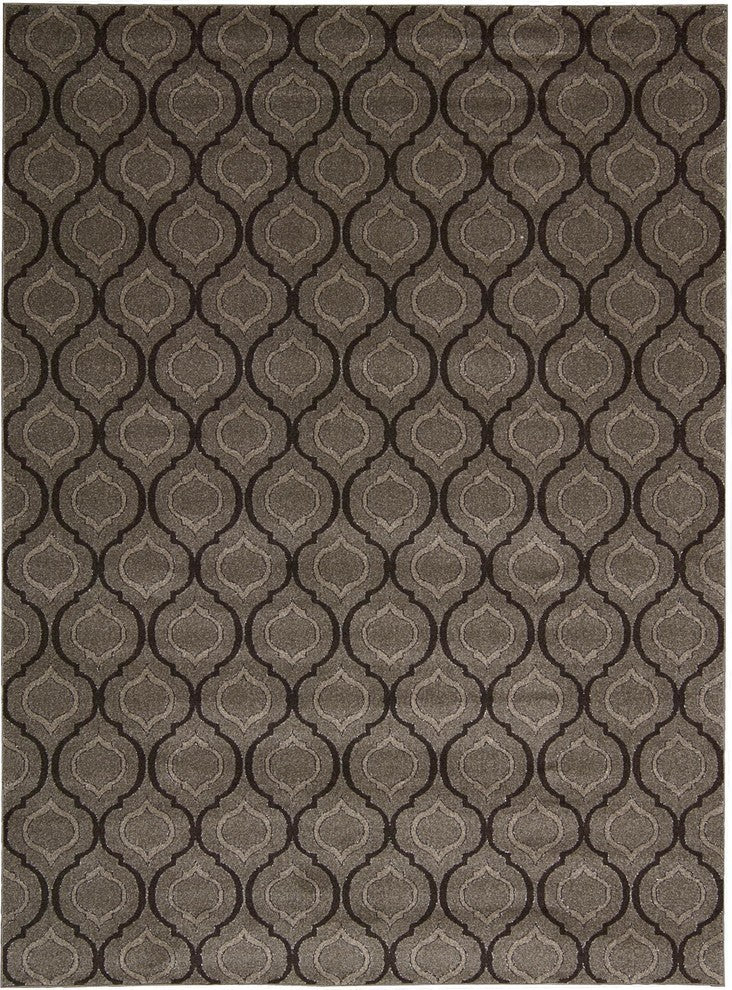 MICHAEL AMINI GLISTENING NIGHTS GREY AREA RUG BY NOURISON