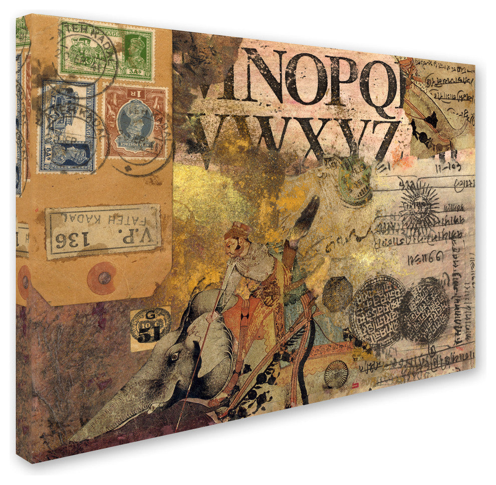 Nick Bantock ''Luggage Label'' Canvas Art, 32x24