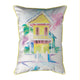 W. Palm Hut Yellow Large Indoor/Outdoor Pillow 16x20