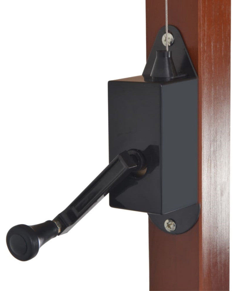 Vidaxl Cantilever Umbrella With Wooden Pole 157.5"x118.1" Taupe