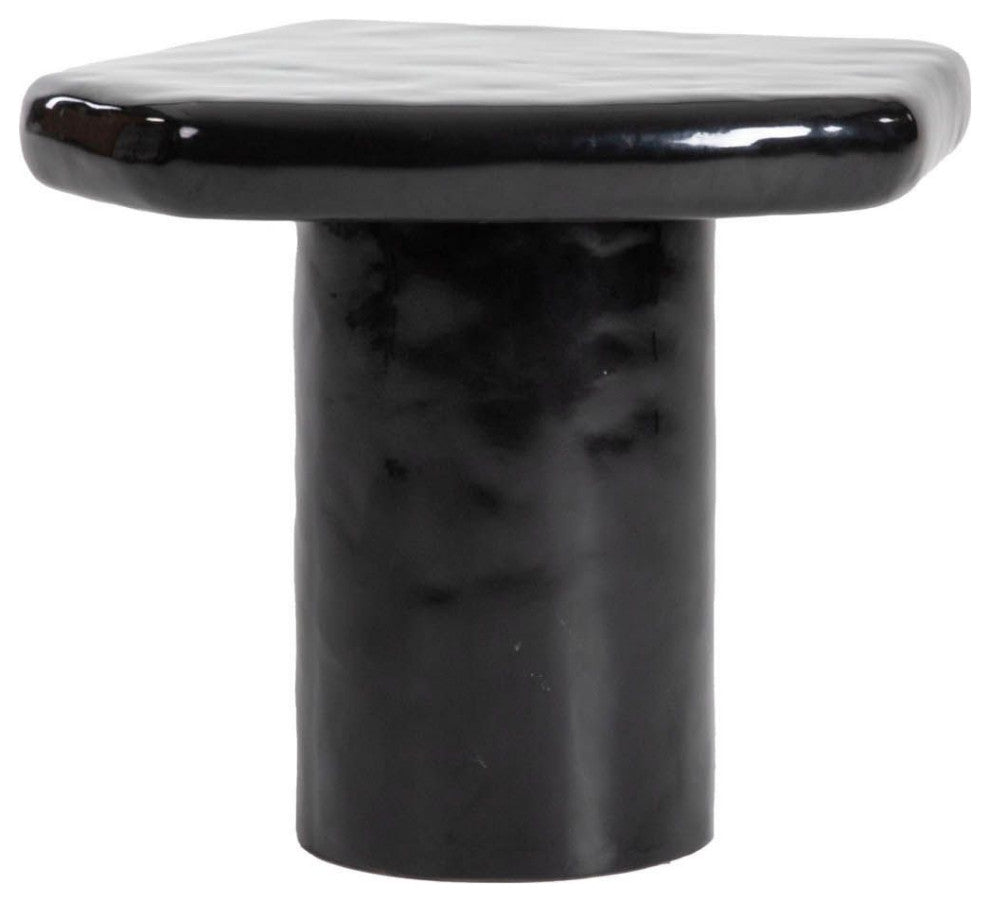 Eternal Concrete Side Table, Black