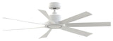 Lenzi 60" Indoor/Outdoor Fan With LED Light Kit White/White Blades