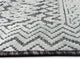 Canyon Tribal Stripe Indoor/Outdoor, Charcoal, 1'10"x7'6" Runner