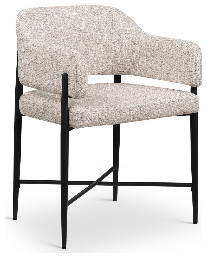 Dame Upholstered Dining Chair, Beige