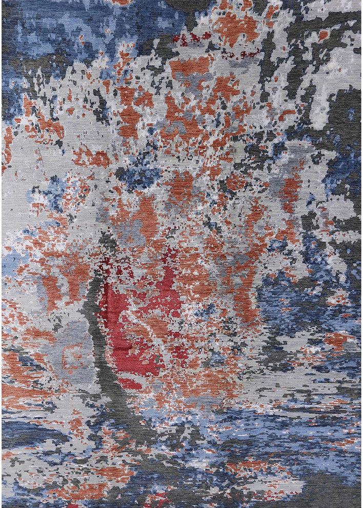 Ahgly Company Indoor Rectangle Mid-Century Modern Area Rugs, 7' x 10'