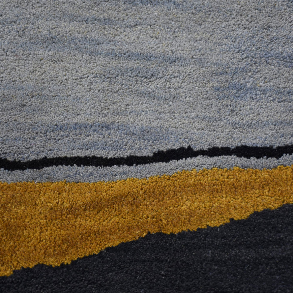 HAND TUFTED WOOL ECO-FRIENDLY AREA RUGS, Multicolor Color, Contemporary Design