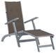 Vidaxl Outdoor Deck Chair With Footrest And Cushion Solid Acacia Wood