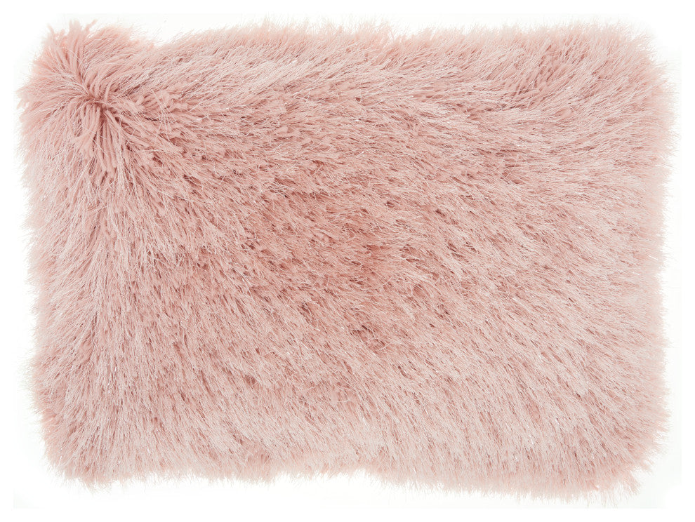Nourison TL004 Throw Pillow, Rose, 14" x 20"