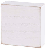 Tabletop Plaque She Is Clothed 3x3