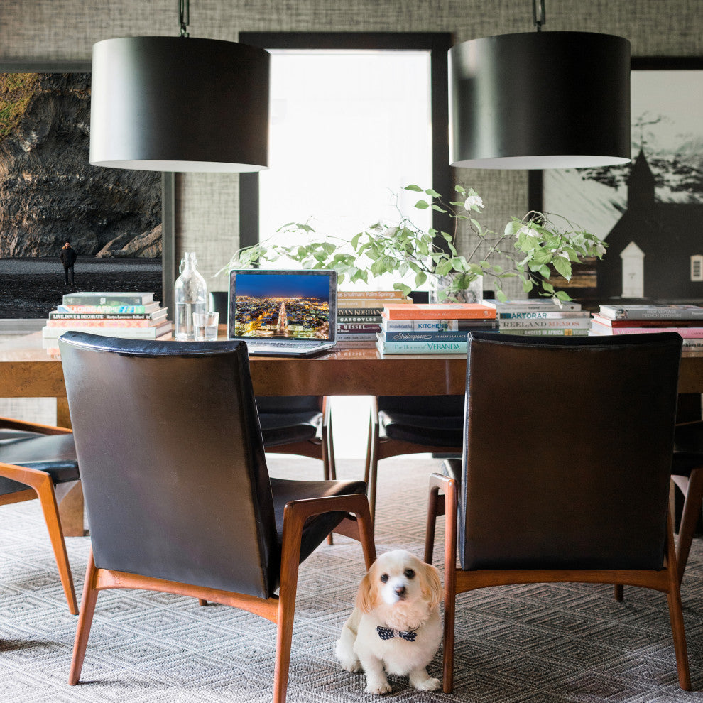 Brian Patrick Flynn for Crystorama Alston 6-Light Matte Black Chandelier, Matte