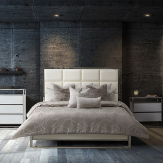 Roma II Comforter Set, Platinum, King