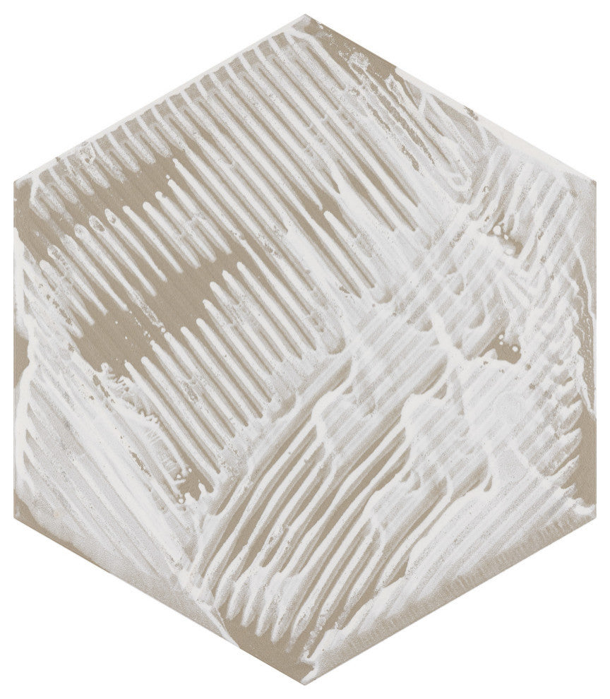 Porto Capri Hex Rose Porcelain Floor and Wall Tile