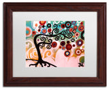 Natasha Wescoat '138' Art, Wood Frame, White Mat, 14x11