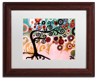 Natasha Wescoat '138' Art, Wood Frame, White Mat, 14x11