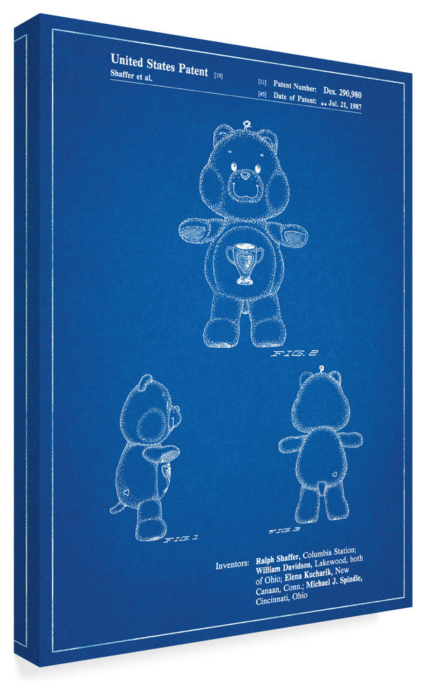 "Champ Care Bear" by Cole Borders, Canvas Art, 24"x18"