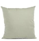White Kona Embroidery, Some Shine To This Pattern Luxury Throw Pillow, 22"x22"