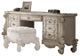 Acme Versailles Vanity Desk Bone White