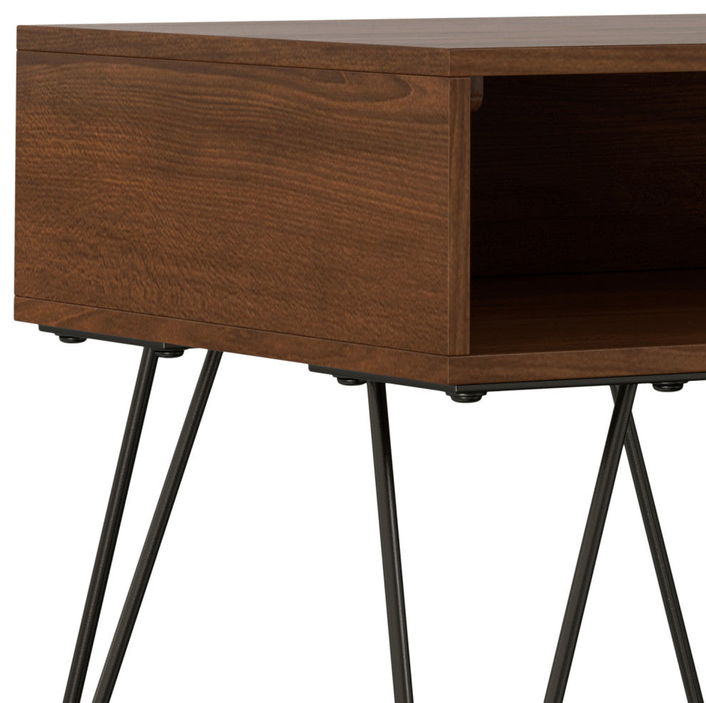 Hunter End Table, Walnut Veneer