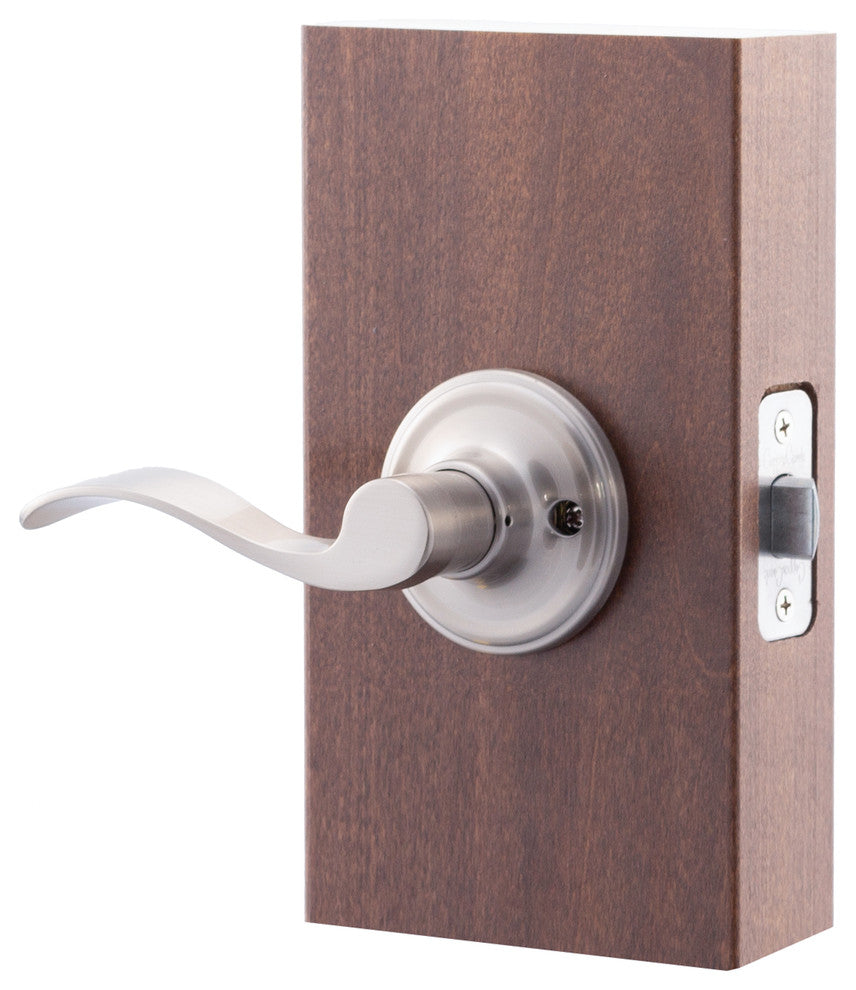 Passage Lever, Satin Stainless