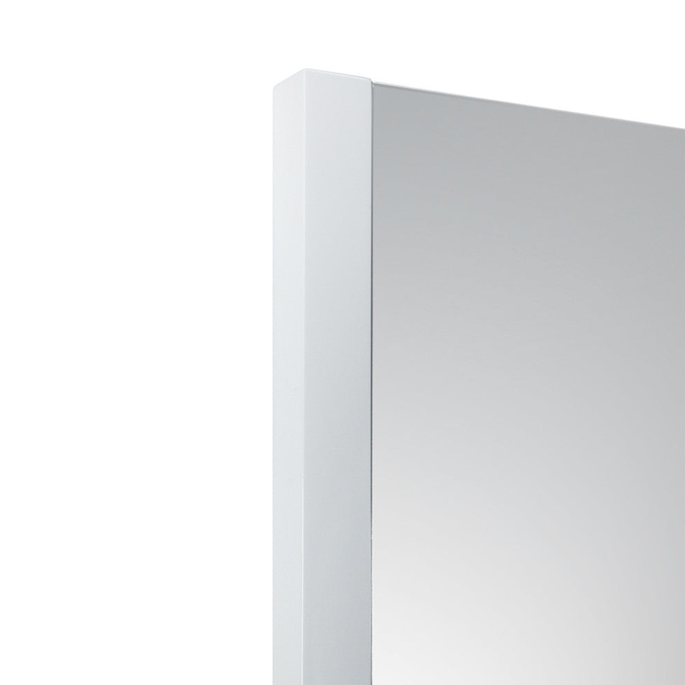Torino Mirror, White, 26"