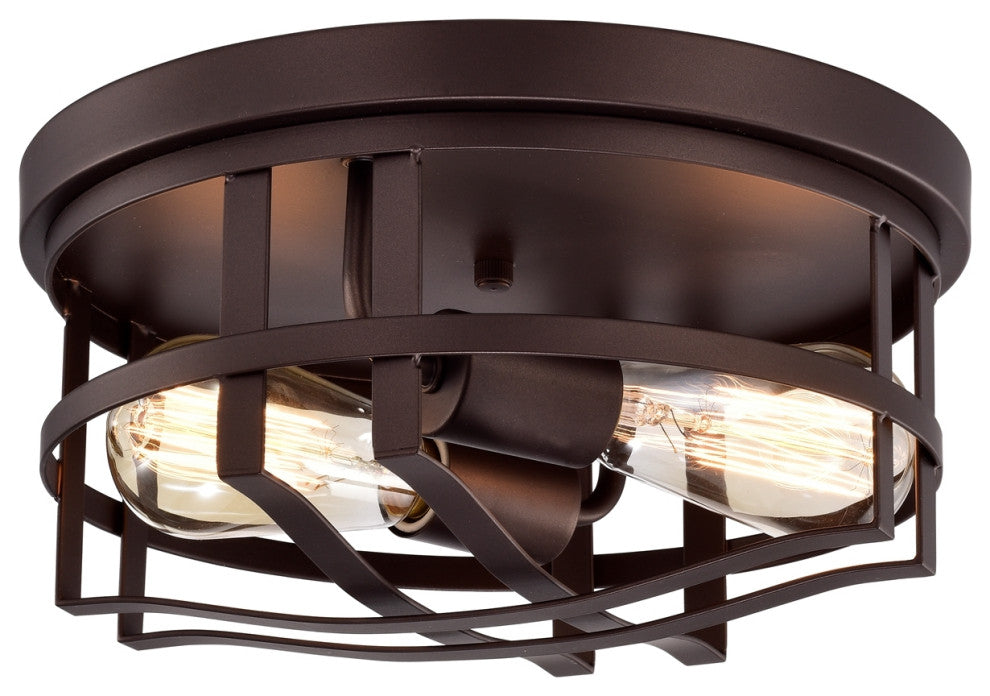 CHLOE Lighting CH2D326RB12-CF2 IRONCLAD Industrial Ceiling Flush Fixture