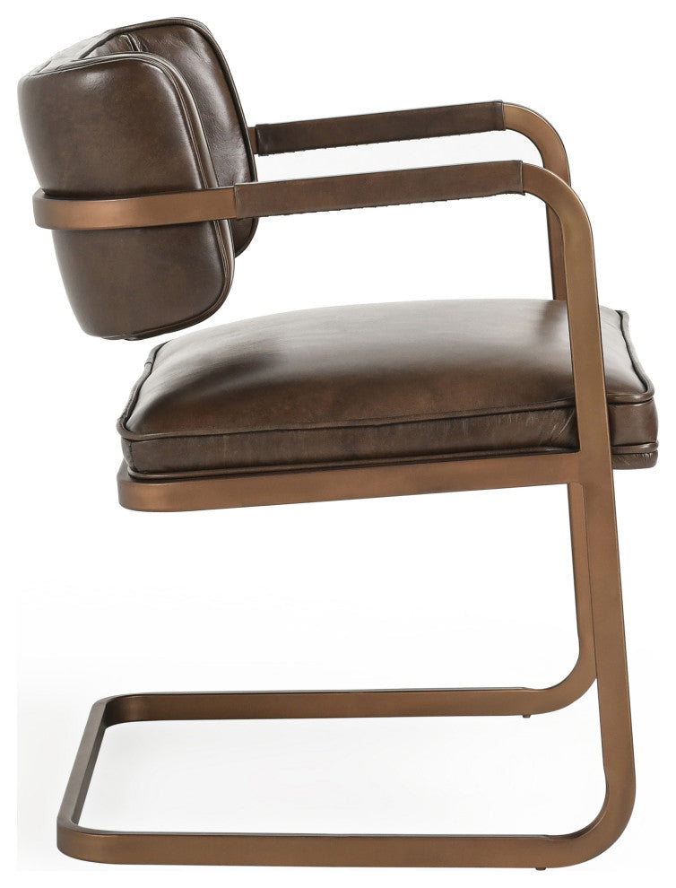 Fonda Dining Chair, Brown