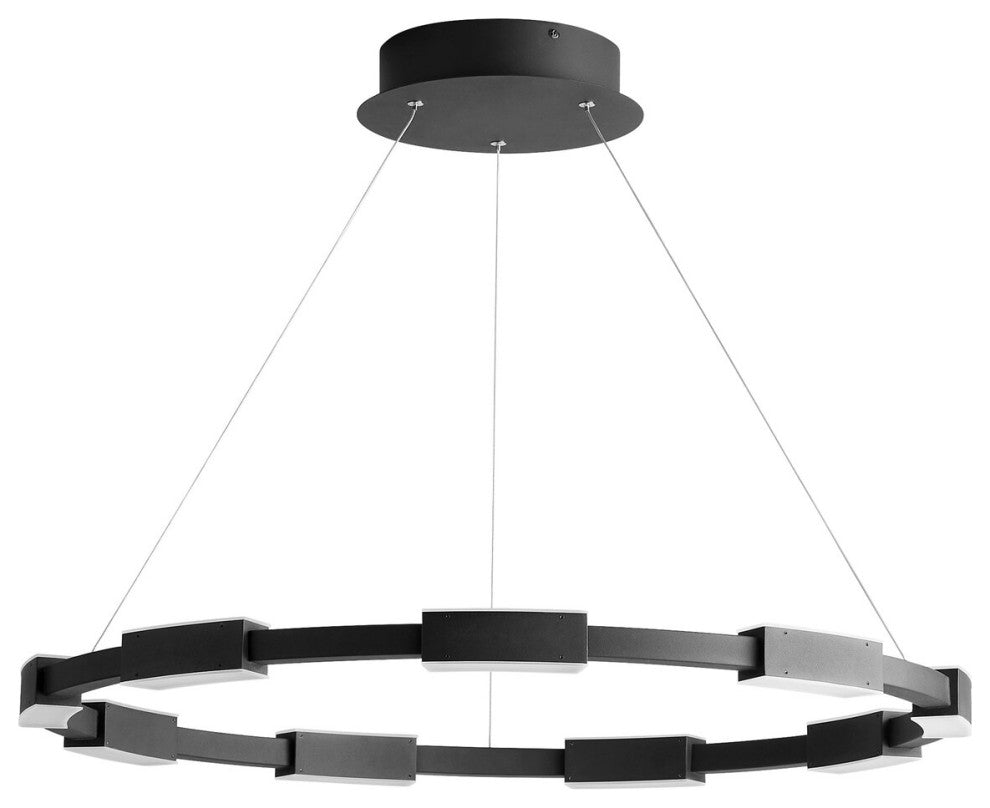 OXYGEN LIGHTING 3-23-15 Dieter Pendant Light, Black