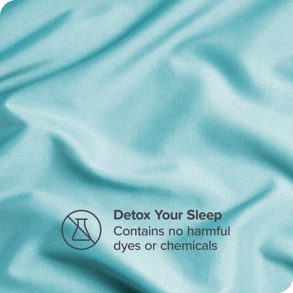 Bare Home Microfiber Pillowcases - Multi-Pack, Aqua, King, Set of 4