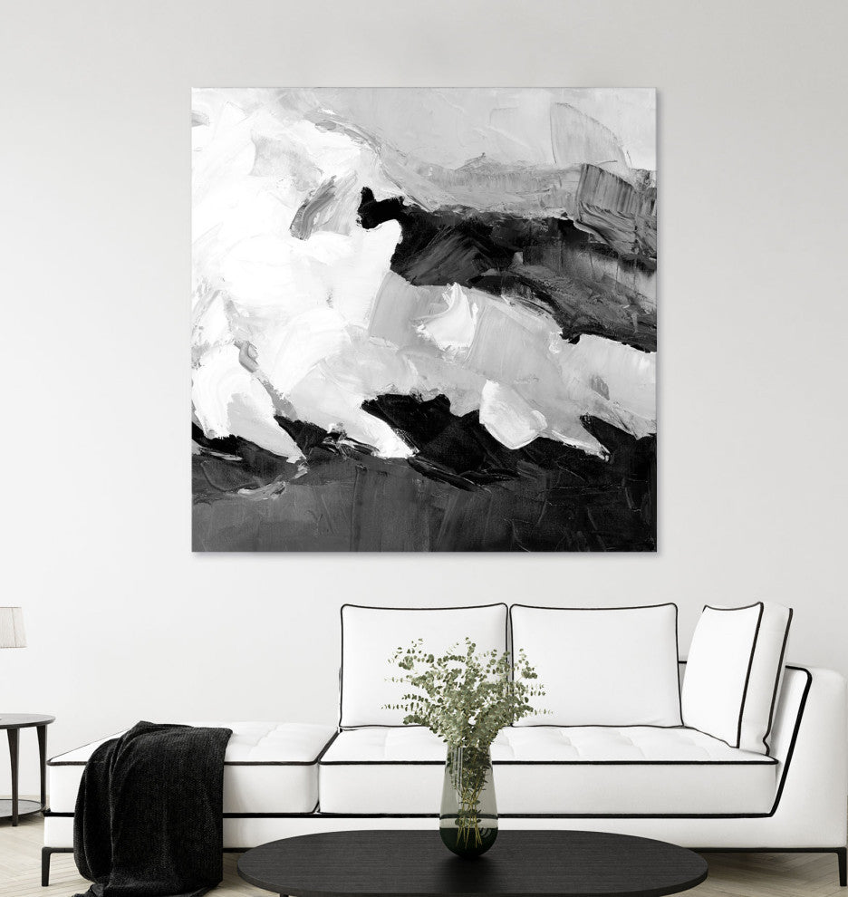 Meadow Vally Fire V2 - 54 x 54 by Julie Devine