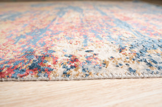 Hand Crafted Wool and Viscose Beige/Gold Contemporary, 5'x8'