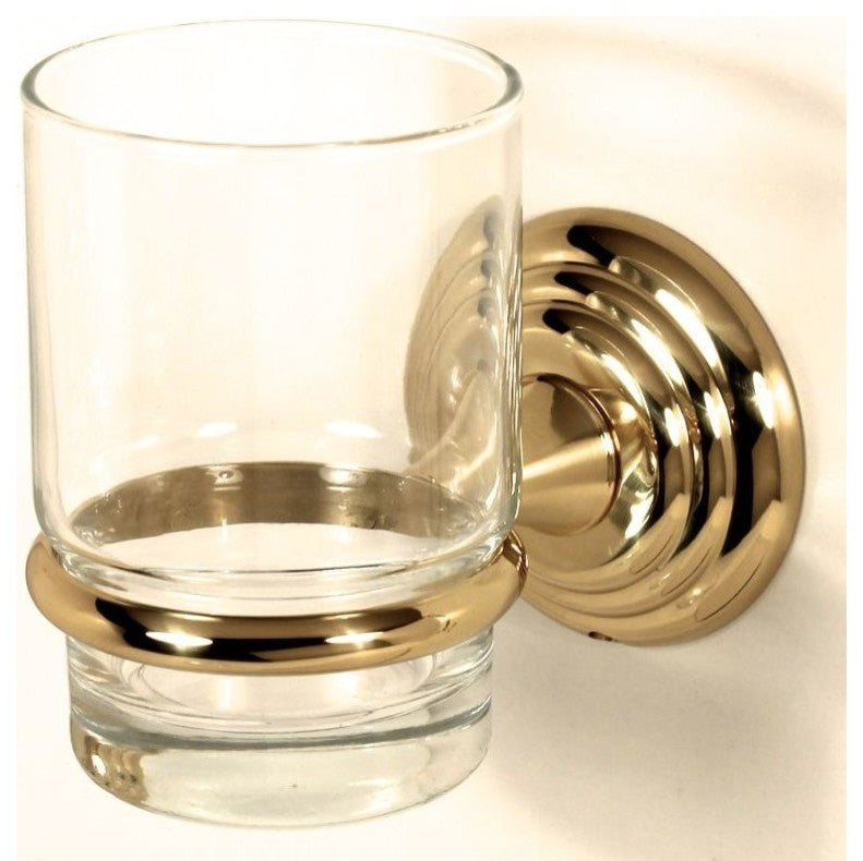 Alno Tumbler Holder in Polished Brass