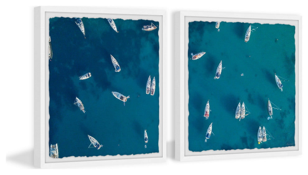 I Need a Boat Diptych, Set of 2, 18x18 Panels