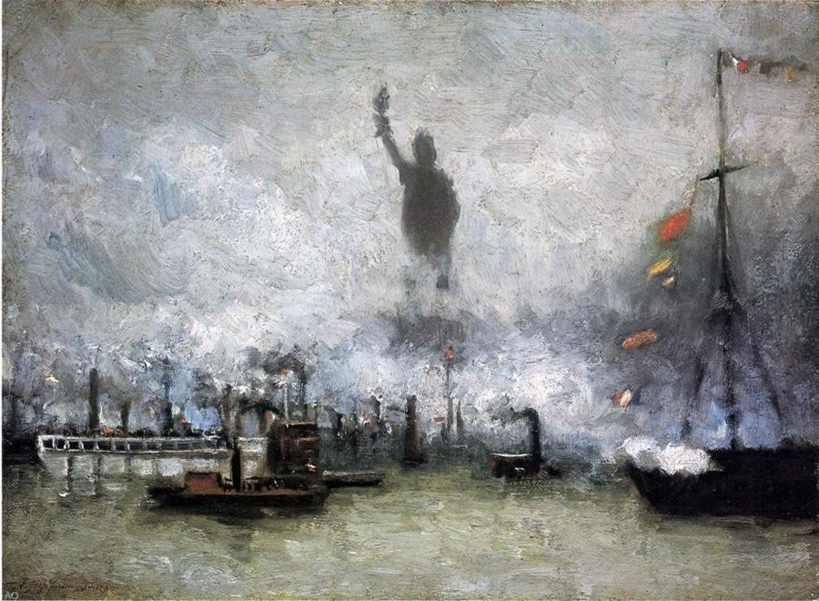 Francis Hopkinson Smith The Statue of Liberty, 21"x28" Wall Decal