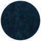 Haze Solid Low-Pile Navy 8' Round Area Rug