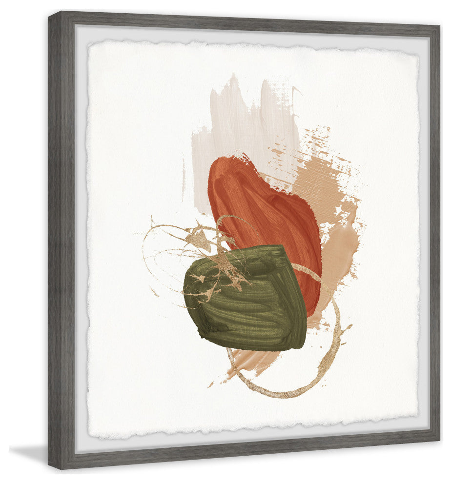 "Rapid Growth" Framed Painting Print, 12x12